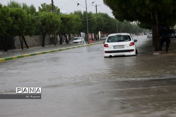 آبگرفتگی خیابان‌های بوشهر