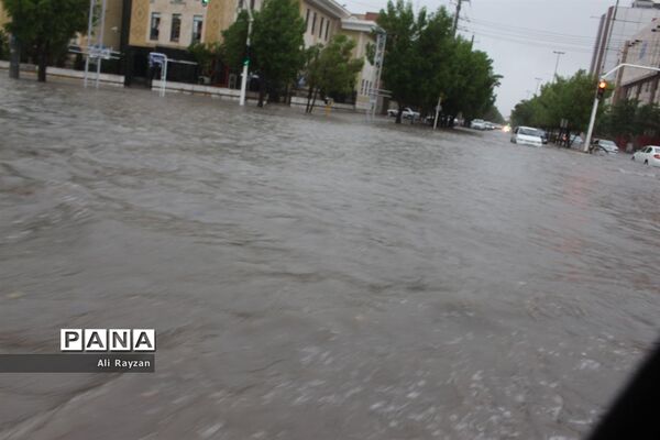 آبگرفتگی خیابان‌های بوشهر