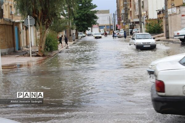 آبگرفتگی خیابان‌های بوشهر