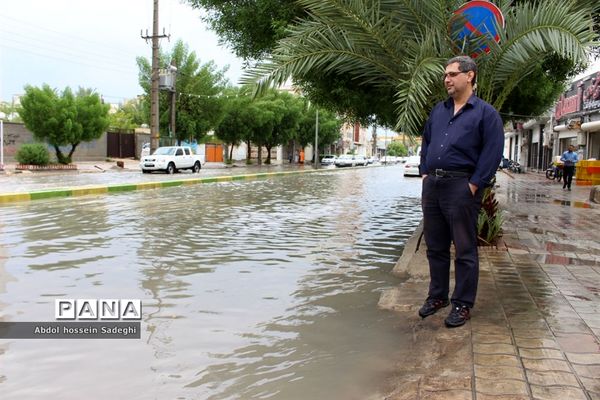 آبگرفتگی خیابان‌های بوشهر