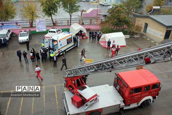 رزمایش مشترک پدافند غیرعامل در ارومیه