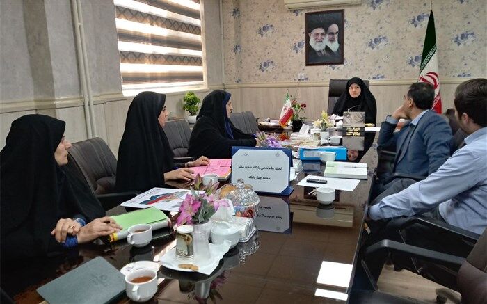 برگزاری جلسه کمیته ساماندهی پایگاه تغذیه سالم در چهاردانگه