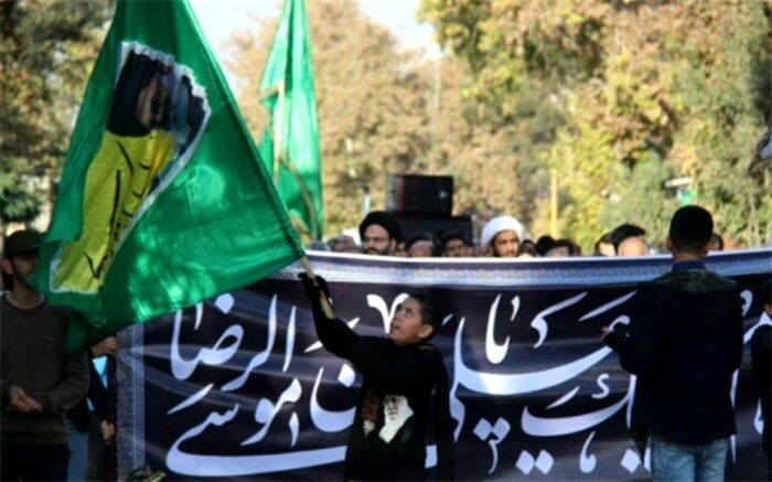 برگزاری مراسم پیاده‌روی جاماندگان ارض طوس در ورامین