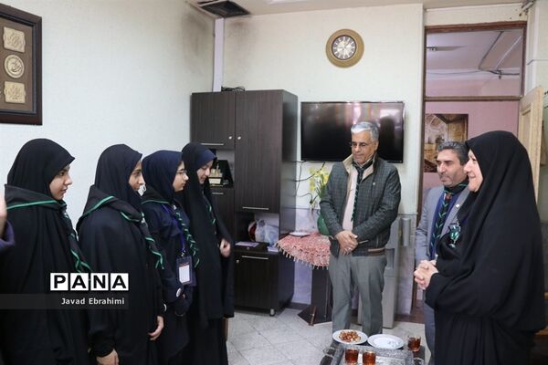 بازدید رئیس سازمان دانش آموزی خراسان رضوی از مدارس طرح گام های عاشقی
