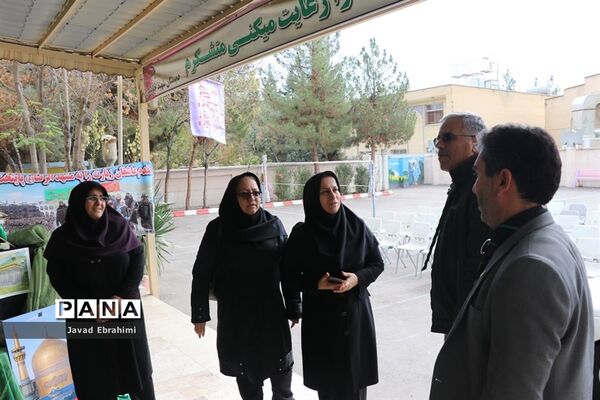 بازدید رئیس سازمان دانش آموزی خراسان رضوی از مدارس طرح گام های عاشقی
