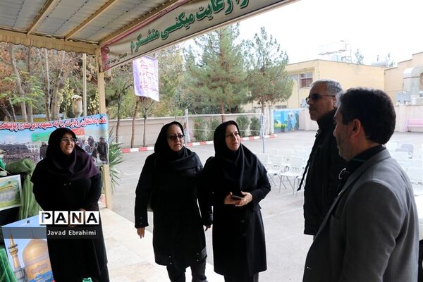 بازدید رئیس سازمان دانش آموزی خراسان رضوی از مدارس طرح گام های عاشقی