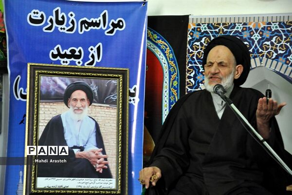 مراسم سومین سالگرد ابوالشهیدآیت الله سید احمد عبادی در مسجد جامع شهر خوسف