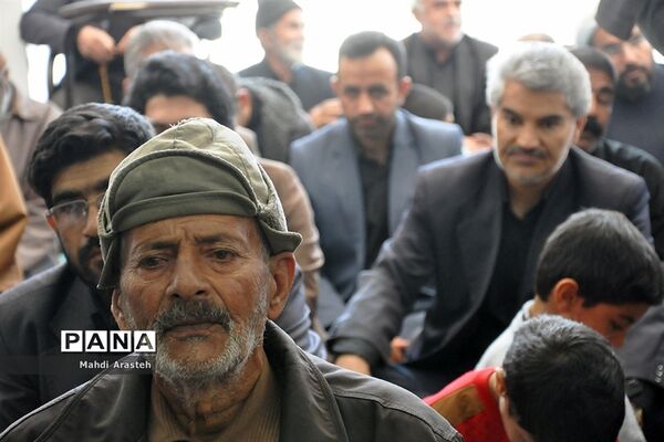 مراسم سومین سالگرد ابوالشهیدآیت الله سید احمد عبادی در مسجد جامع شهر خوسف