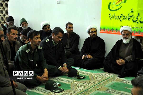 مراسم سومین سالگرد ابوالشهیدآیت الله سید احمد عبادی در مسجد جامع شهر خوسف