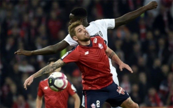 لیگ یک فرانسه؛ نوار بردهای لیل پاره شد