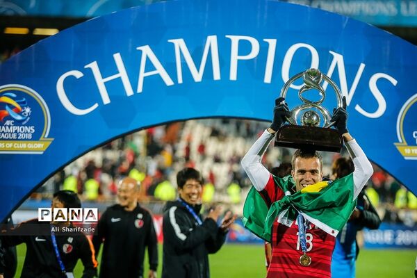 مراسم اهدای جام قهرمانی فینال لیگ قهرمانان آسیا