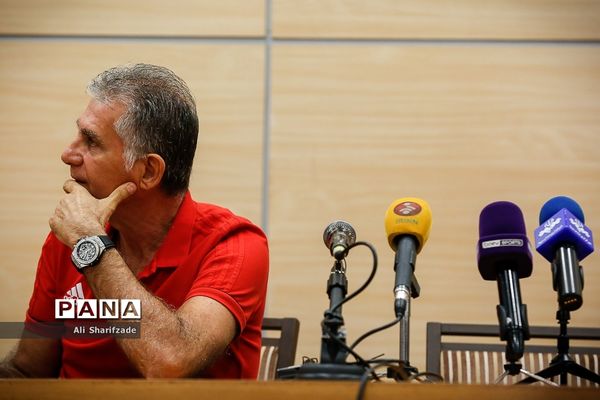 نشست خبری سرمربی تیم ملی فوتبال ایران