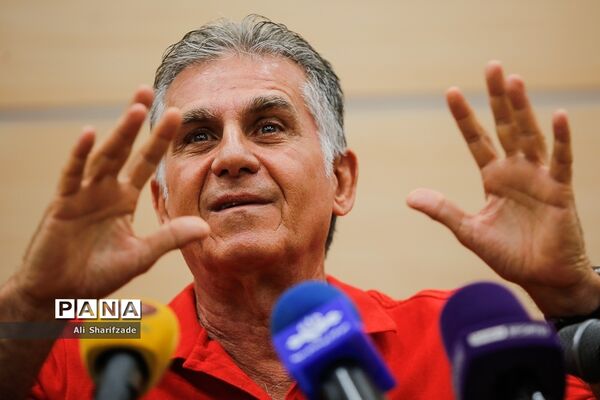 نشست خبری سرمربی تیم ملی فوتبال ایران