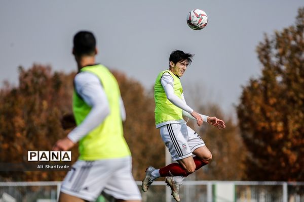 تمرین تیم ملی فوتبال ایران