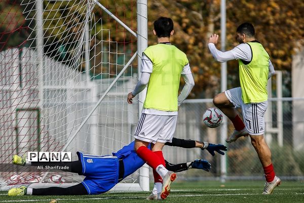 تمرین تیم ملی فوتبال ایران