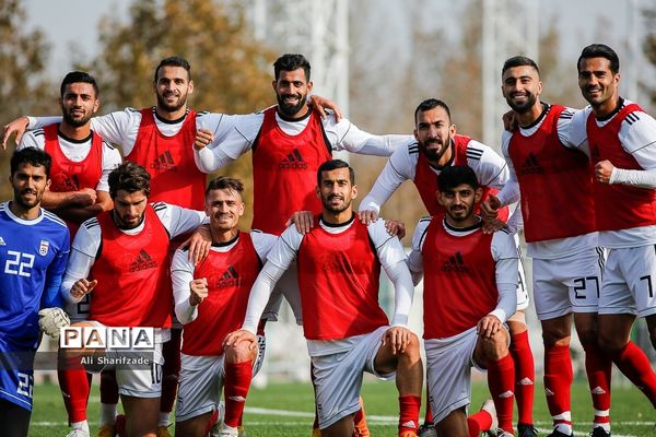 تمرین تیم ملی فوتبال ایران