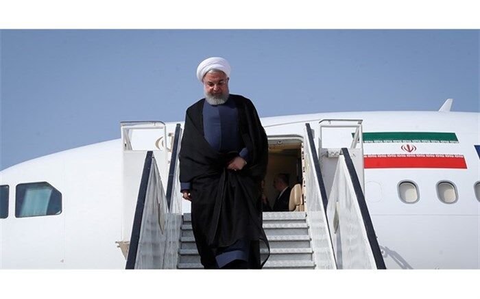رئیس‌جمهوری  وارد خوی شد