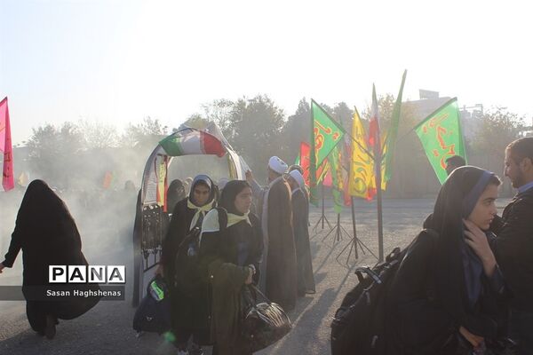 اعزام دختران دانش‌آموز شهرستان اسلامشهر به سرزمین‌های ایثار و شهادت