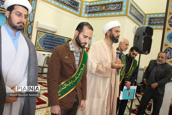 دیدار خادمان مسجد جمکران با دانشجویان و مسئول نهاد رهبری در دانشگاه خلیج فارس بوشهر