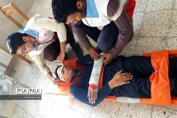 بیستمین  مانور سراسری زلزله درشهرستان فردوس