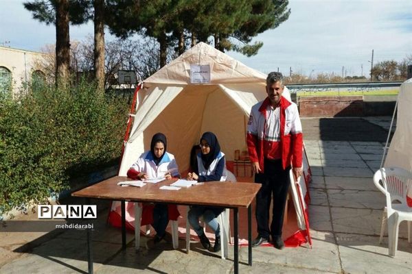 بیستمین  مانور سراسری زلزله درشهرستان فردوس