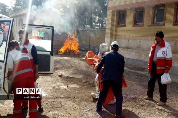 بیستمین  مانور سراسری زلزله درشهرستان فردوس