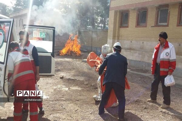 بیستمین  مانور سراسری زلزله درشهرستان فردوس