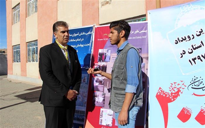 مشارکت ۱۶۰ هزار دانش آموز خراسان جنوبی در مانور زلزله