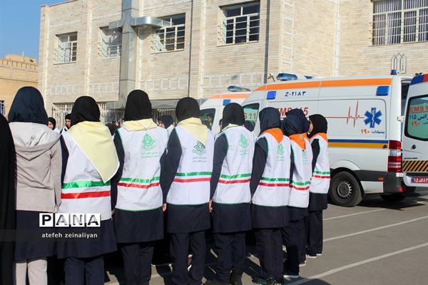 بیستمین مانور زلزله و ایمنی در مدارس تبریز