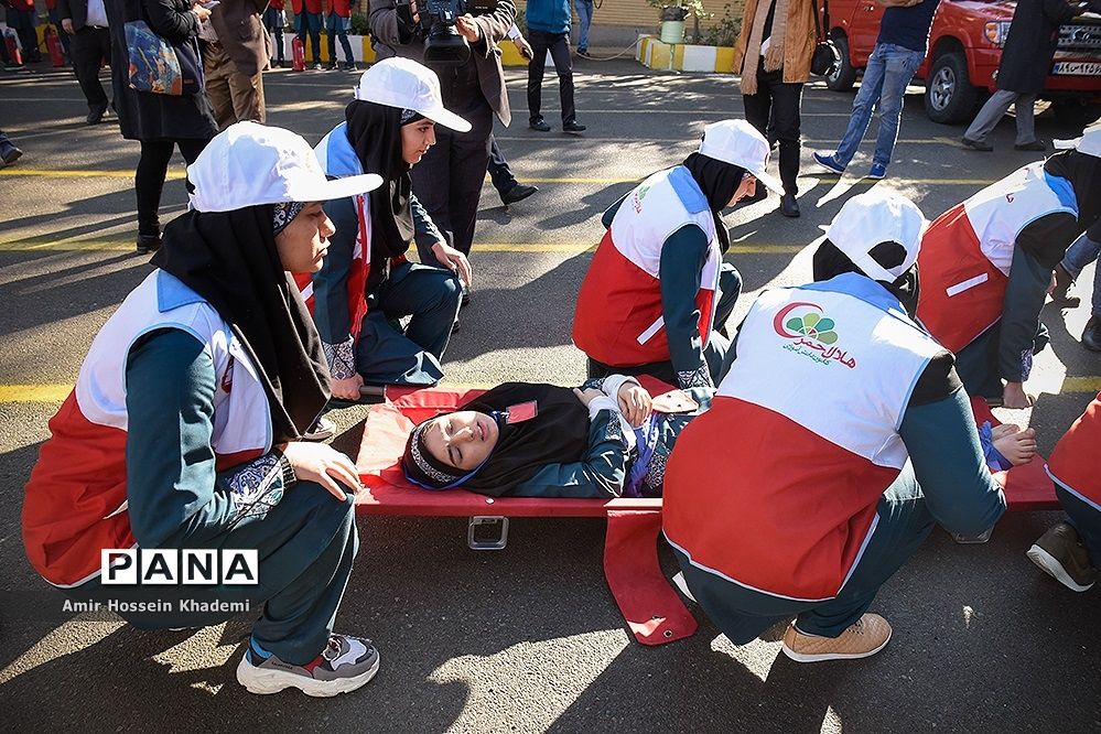 بیستمین مانور سراسری زلزله و ایمنی در مدارس