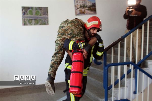 مانور زلزله شهرداری شهرستان قائمشهر