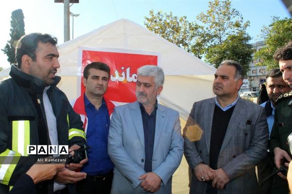 مانور زلزله شهرداری شهرستان قائمشهر