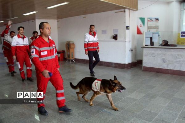 مانور زلزله شهرداری شهرستان قائمشهر