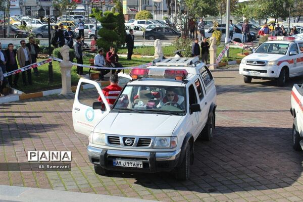 مانور زلزله شهرداری شهرستان قائمشهر