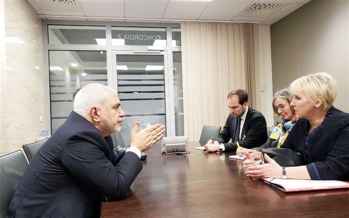 دیدار وزرای امور خارجه ایران و سوئد در ژنو