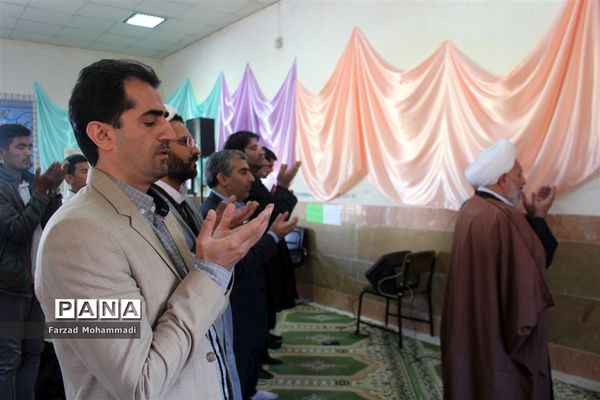 حضور امام جمعه چهاردانگه در دبیرستان سروش