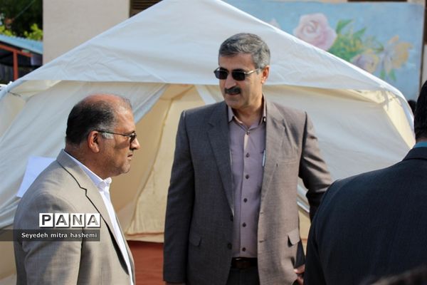 بیستمین مانور زلزله و ایمنی در مدارس استان بوشهر - ۱