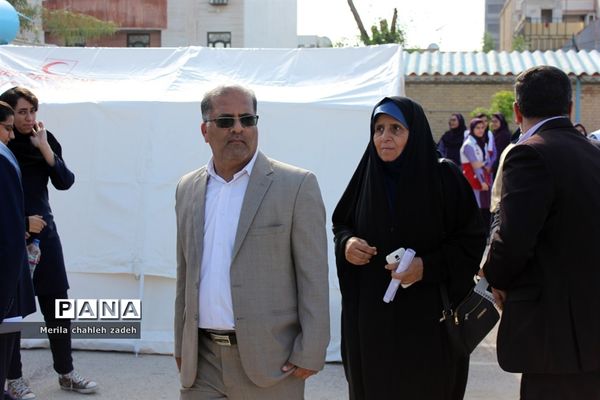 بیستمین مانور زلزله و ایمنی  در مدارس استان بوشهر-۲