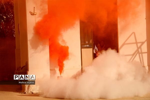 بیستمین مانور زلزله و ایمنی  در مدارس استان بوشهر-۲