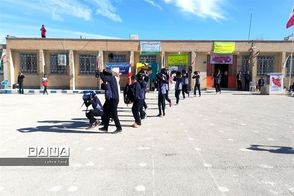 برگزاری بیستمین مانور زلزله و ایمنی در مدارس نی ریز