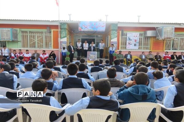 بیستمین مانور سراسری زلزله و ایمنی مدارس در شهرستان طبس