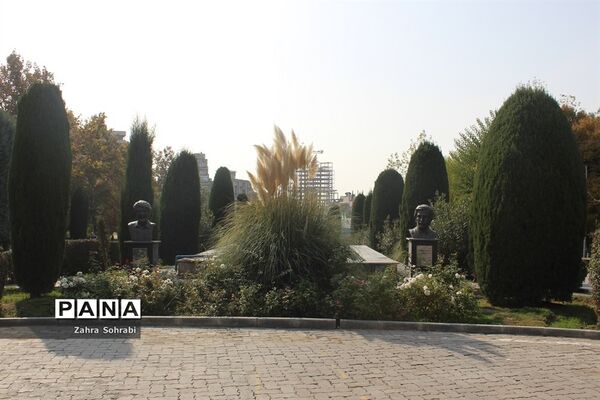 طبیعت پاییزی پارک لاله تهران