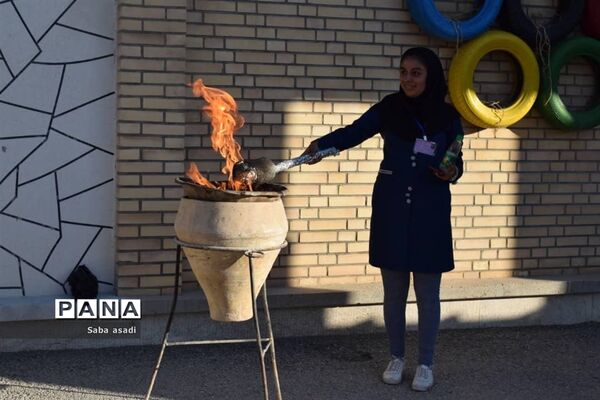 افتتاحیه المپیاد ورزشی درون مدرسه‌ای در گله‌دار