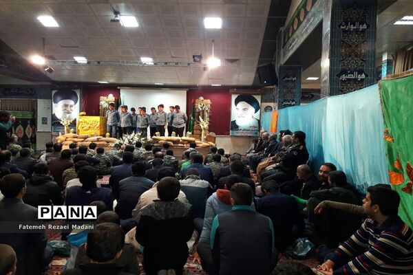 مراسم گرامیداشت یاد و خاطره شهدای اقتدارشهرستان ملارد