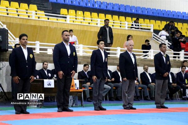 برگزاری مسابقات قهرمانی کاراته در شیراز