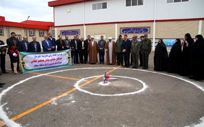 مدرسه خیرساز بهار کاظم خانی میانه کلنگ زنی شد