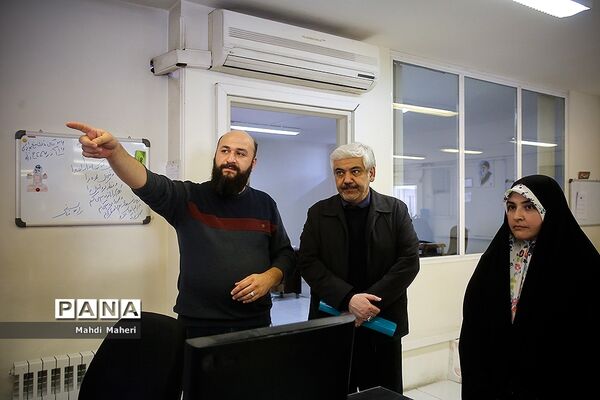 بازدید معاون توسعه مدیریت پشتیبانی وزارت آموزش و پرورش از خبرگزاری پانا