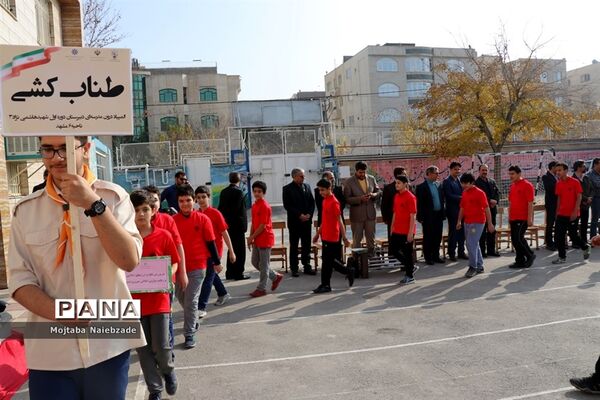 برگزاری افتتاحیه المپیاد ورزشی درون مدرسه‌ای در دبیرستان شهید هاشمی نژاد3 ناحیه 6 مشهد
