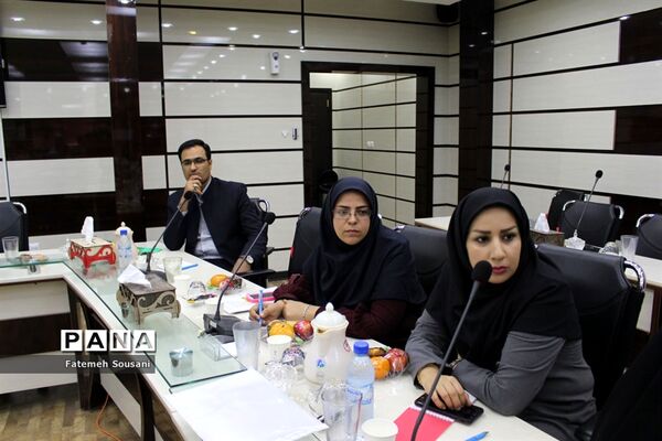 جلسه کارشناسان سازمان دانش‌آموزی شهرستان‌ها و مناطق استان بوشهر