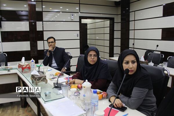 جلسه کارشناسان سازمان دانش‌آموزی شهرستان‌ها و مناطق استان بوشهر